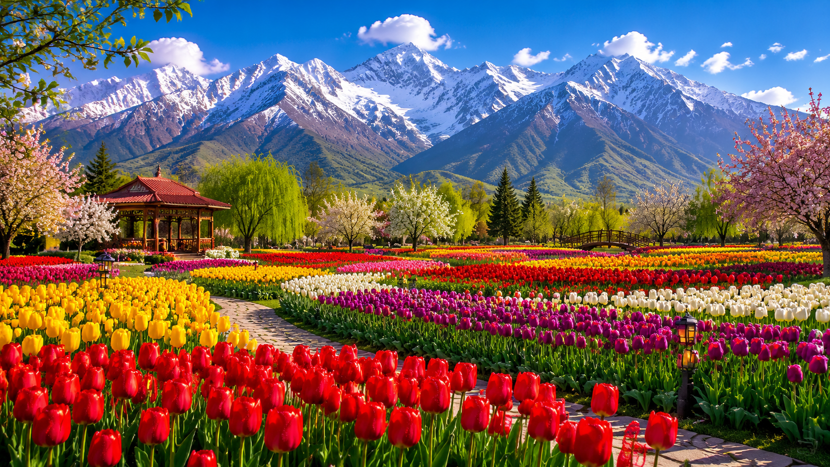 باغ لاله های گچسر کرج و زیباترین جشنواره گل لاله ایران؛ تجربه‌ای که نباید از دست داد